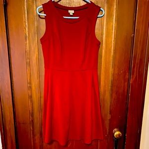Merona sleeveless skater minidress size M
Color burgundy